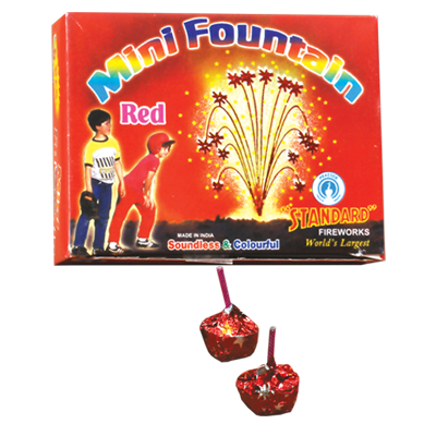 MINI FOUNTAIN RED/GOLD
